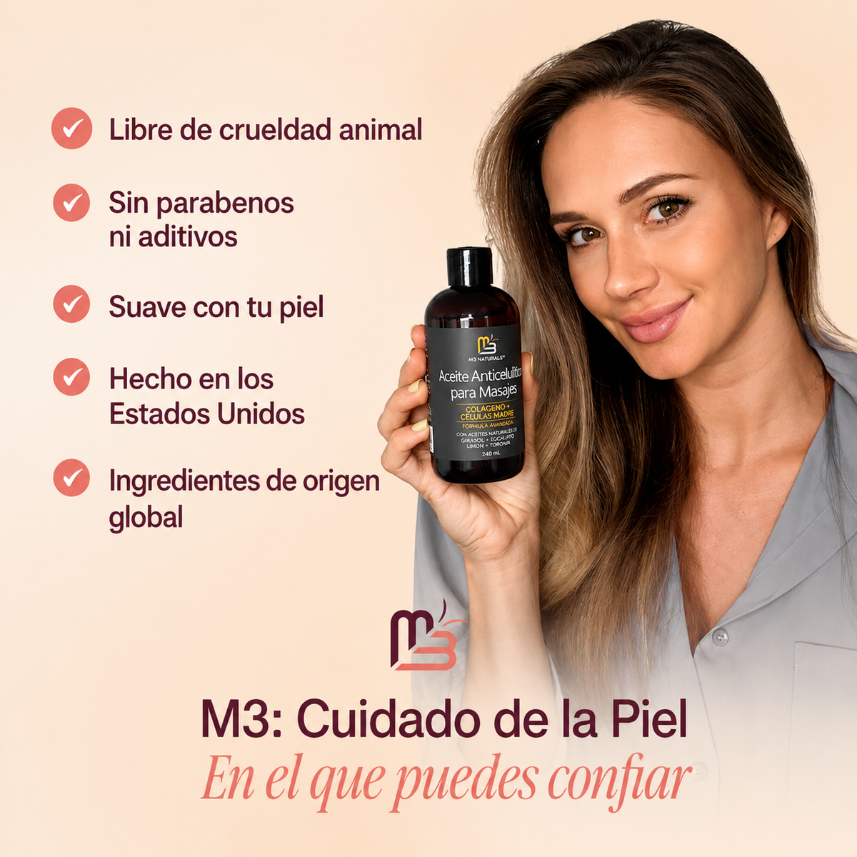 Anti Cellulite Luce una piel más firme, suave y uniforme todos los días