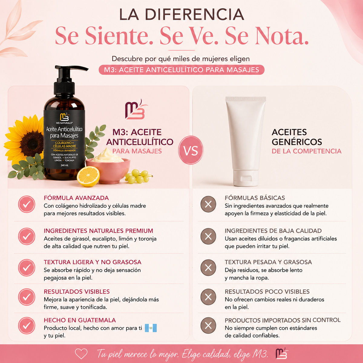 Anti Cellulite Luce una piel más firme, suave y uniforme todos los días