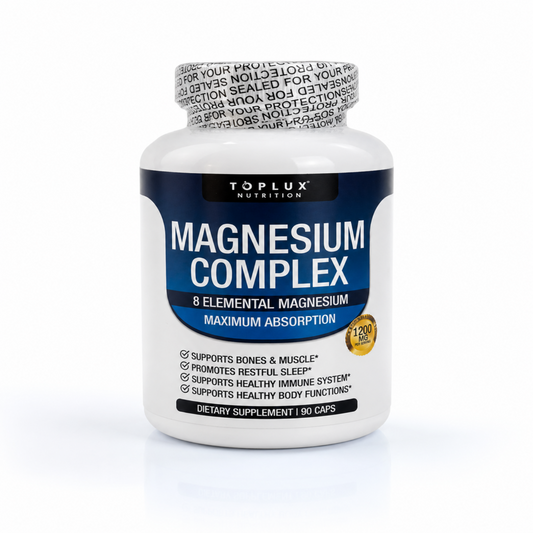 Magnesium Complex Suplemento anti-cortisol 100% original importado USA + Guia digital de REGALO de Cómo Combatir el Estrés, el Cansancio y la Fatiga Diaria