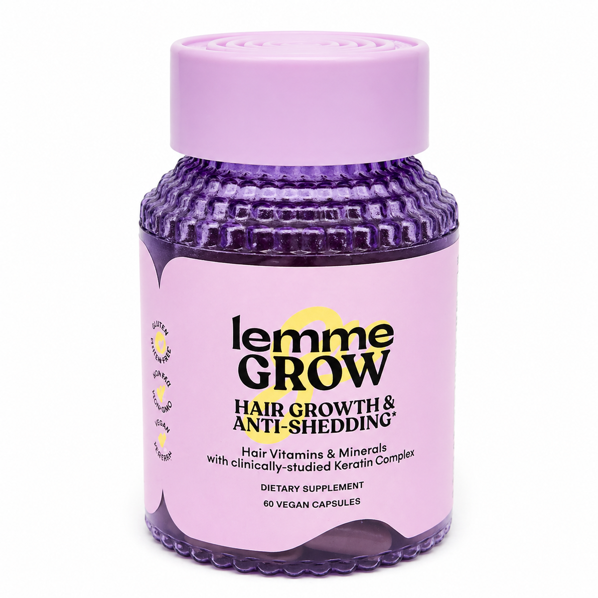 Lemme Grow potenciador de crecimento de cabello y uñas 100% Natural IMPORTADO USA