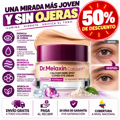 Dr. Melaxin Calcium Crema Correctora de Ojeras y Mirada Radiante.