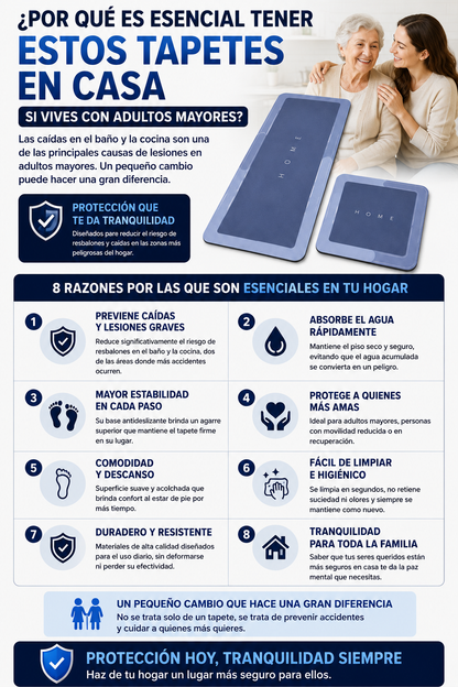 SafeStep™  Kit de Protección Anticaídas para el Hogar + guia de REGALO para Prevenir Caídas en el Hogar y Proteger a tus Seres Queridos