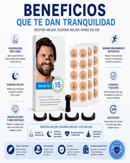 Dilatador Nasal Respira con tranquilidad IMPORTADO USA